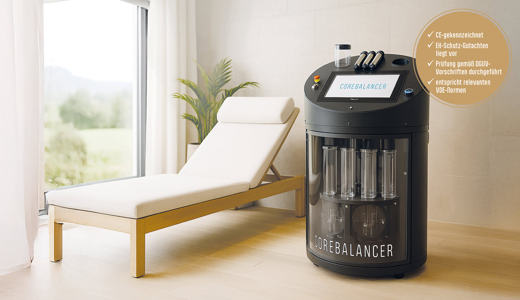 Wasserplasma zur Inhalation – Der innovative Corebalancer von Schatzbaum
